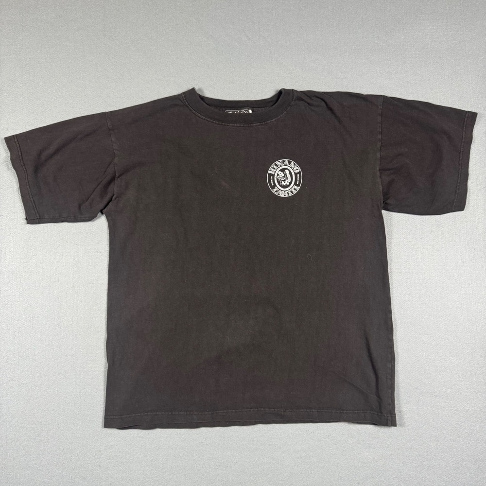 Hinano Tahiti Beer T-Shirt Mens 48 Black Cotton Vintage Graphic Print Tee Tahiti